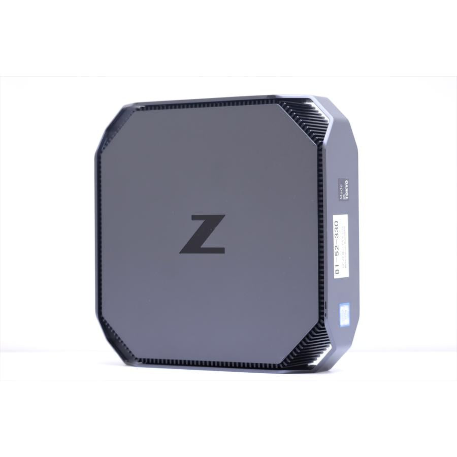中古（目立った傷や汚れなし） グラボQuadro Xeon 6コア 無線LAN搭載 HP Z2 Mini G5 Xeon W-1250 16G 256G T1000 Wi-Fi6 Bluetooth Win11 省スペース デスクトップパソコン
