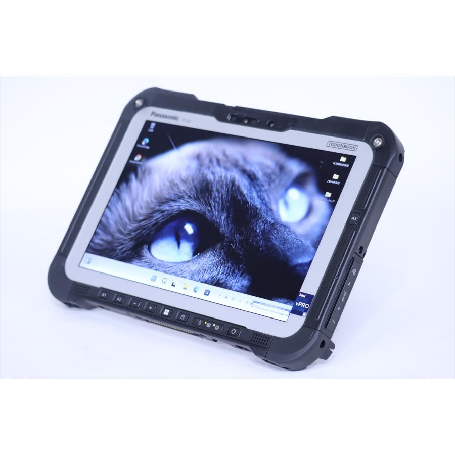 中古（目立った傷や汚れなし） 2023年モデル バッテリー良 防水防塵 TOUGHBOOK FZ-G2EBJBXAJ i5-1245U 8G 512G 10.1WUXGA タッチ Win11 リカバリ ノートパソコ