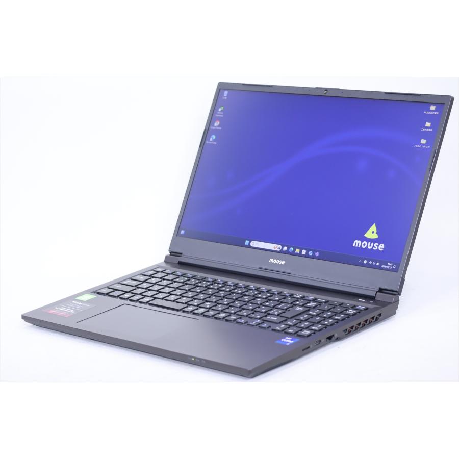 中古（やや傷や汚れあり）ノートパソコン GeForce MX550 Corei7 16Gメモリ 12世代 2022年モデル ライトゲーミング Windows11 mouse K5-I7GM5BK-A i7-12650H 16G 512G 15.6FHD