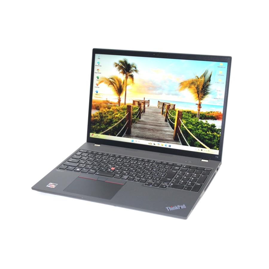 中古（未使用に近い） 2022年モデル 16.0インチ Office2019 ThinkPad T16 Gen1 Ryzen5 Pro 6650U 16G SSD256G 16.0WUXGA Win11 バッテリー良好 ノートパソコン