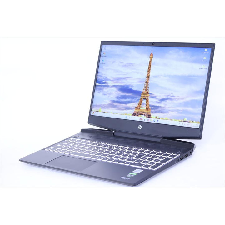 中古（目立った傷や汚れなし） GTX1650Ti Corei7 16Gメモリ HP Pavilion Gaming Laptop 15-dk1002TX i7-10750H 16G 256G+1TB 15.6FHD Windows11 ノートパソコ