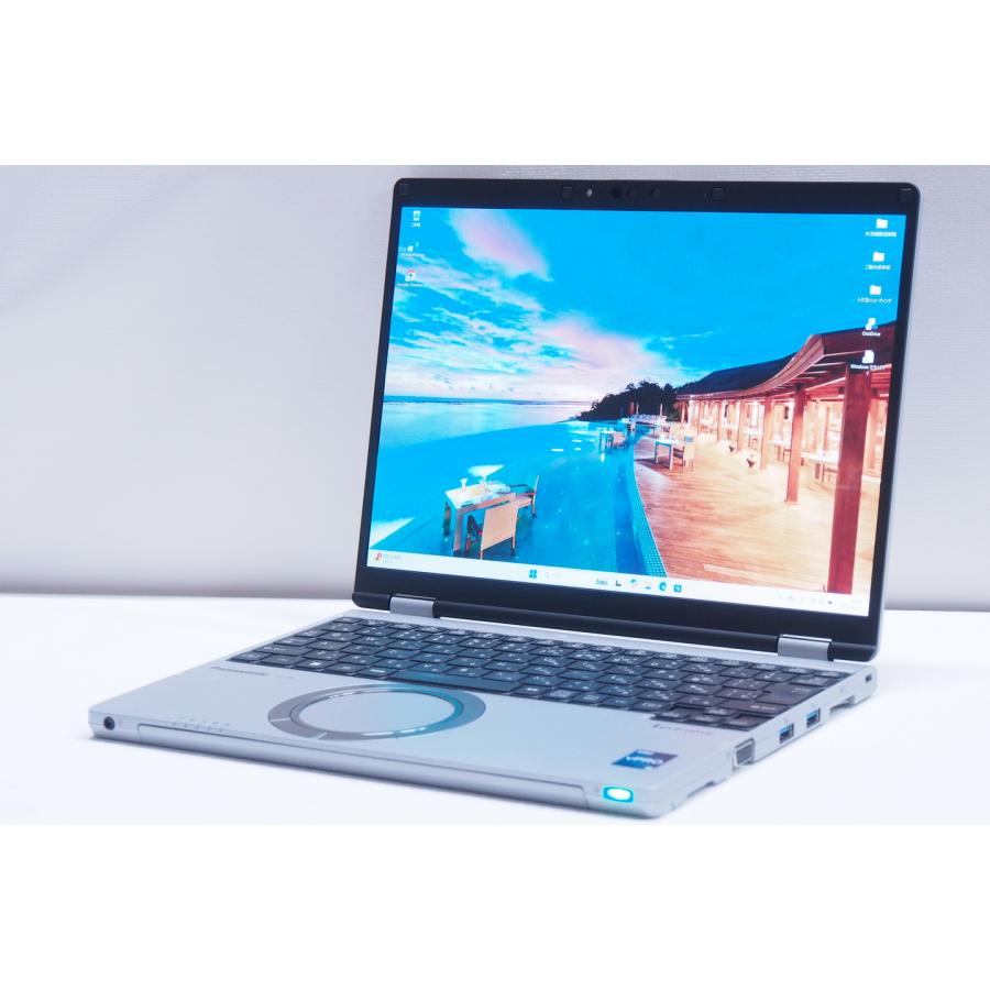 中古（目立った傷や汚れなし） 2023/6発売 13世代Corei5 Let's note CF-SR4RDAAS i5-1345U 16G SSD256G 12.4インチFHD+ Win11 リカバリ 累積720時間 ノートパソコン