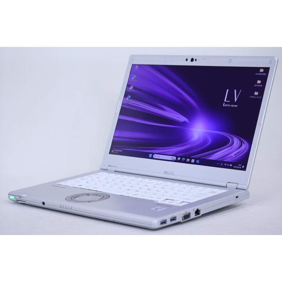 中古（やや傷や汚れあり）ノートパソコン Corei7 16Gメモリ LTE対応 バッテリー良好 軽量1.36kg Let's note CF-LV9T11VS i7-10810U RAM16G SSD512G 14FHD Windows11 大容量SSD