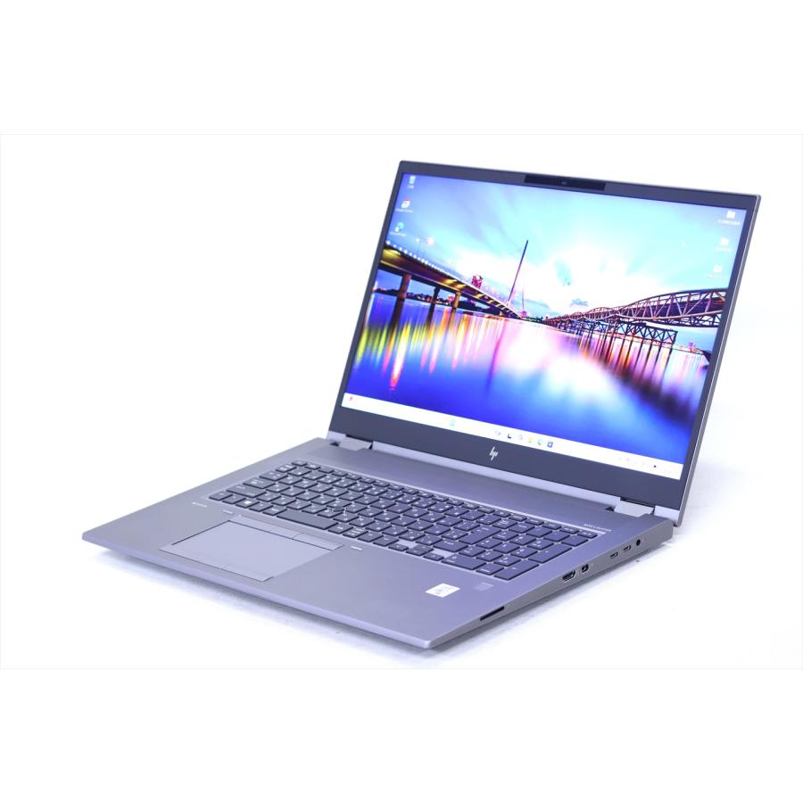 中古（やや傷や汚れあり） RTX3000 17.3インチ4K液晶 Corei7 64Gメモリ HP ZBook Fury 17 G7 i7-10850H 64G SSD1TB+2TB Windows11 2021年モデル ノートパソコン