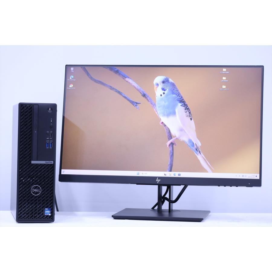 中古（やや傷や汚れあり） 2023年モデル 13世代Corei5 16Gメモリ モニターセット Optiplex SFF 7010 i5-13500 16G 256G Win11 リカバリ HP Z23n G2 デスクトップパソコン