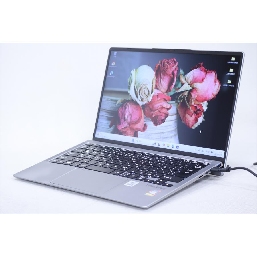 中古（目立った傷や汚れなし） 新品時約13.7時間長時間駆動バッテリー 16Gメモリ ドスパラ THIRDWAVE F-14IC i5-1035G1 16G 256G 14.0FHD Win11 ノートパソコン