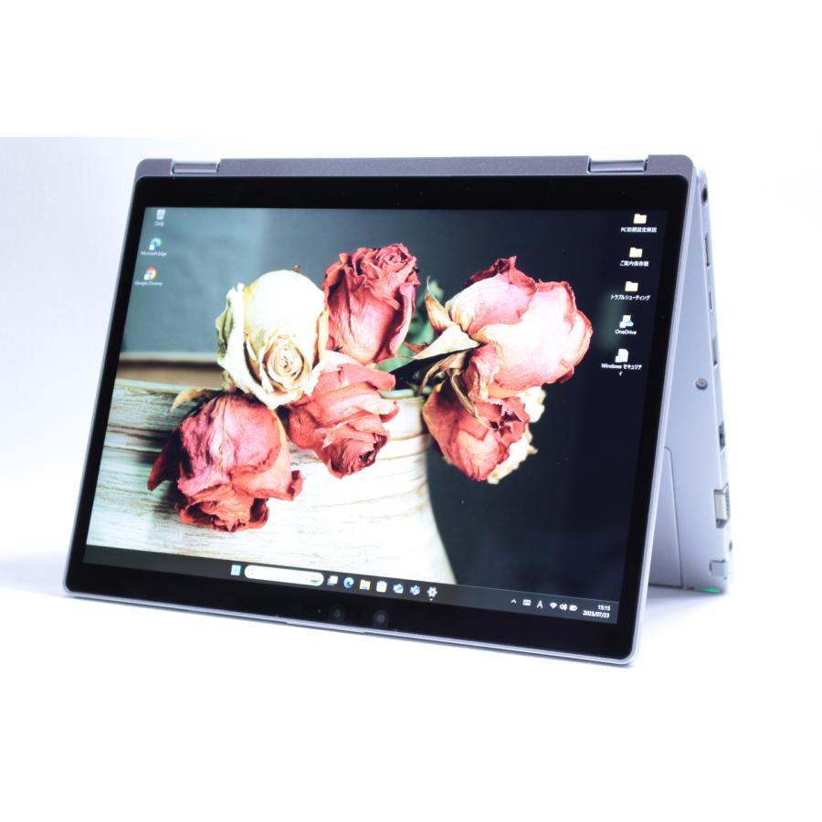 中古（目立った傷や汚れなし） 液晶傷無し 高解像度 360度回転液晶 良品 Let's note CF-QV8TDCVS i5-8365U 8G SSD256G 12WQXGA+ 顔認証 Win11 リカバリ 薄型 ノートパソコン