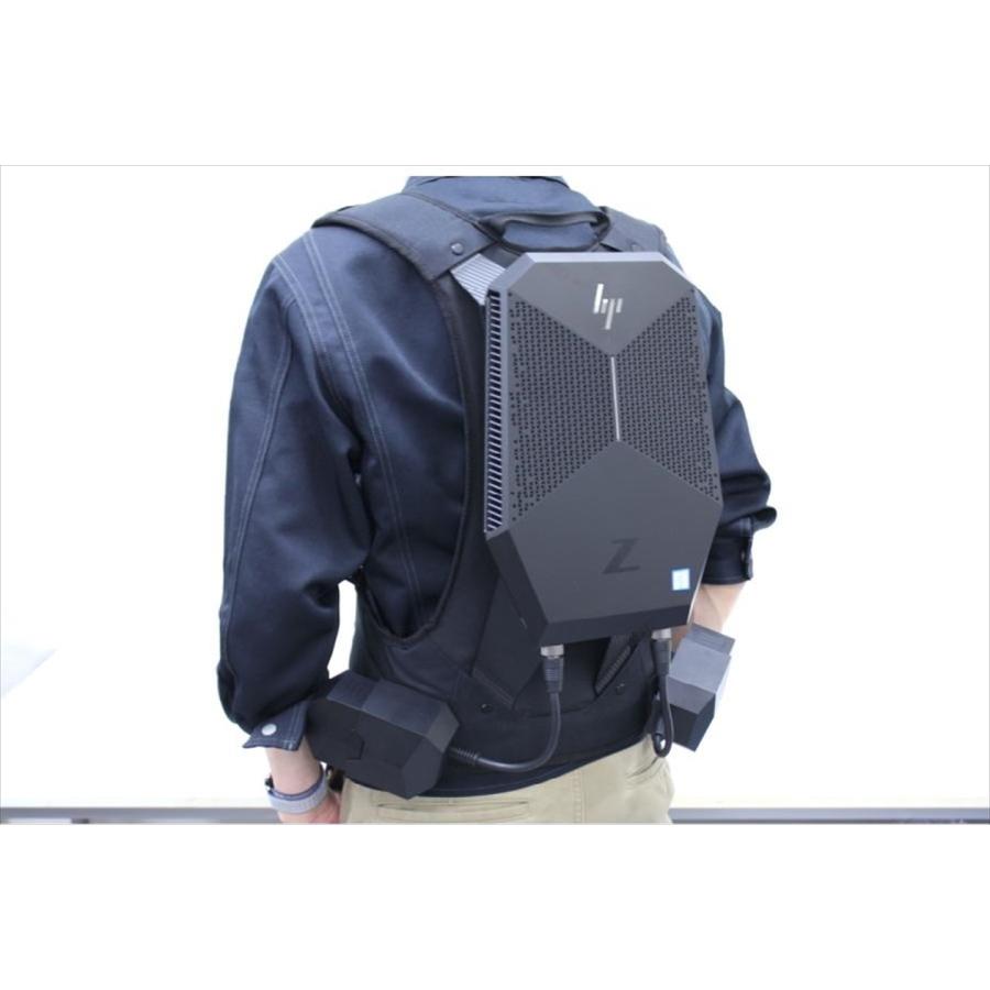 中古（やや傷や汚れあり）デスクトップパソコン 異空間体験！ケーブルレスVR！バックパックPC！VR即使用可！HP Z VR Backpack G1 i7-7820HQ 32G SSD512G QuadroP5200-16G Win10