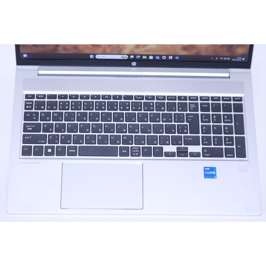 中古（未使用に近い） 2023年モデル 12世代Corei5 HP ProBook 450 G9 i5-1235U 8G 256G 15.6FHD Wi-Fi6 Windows11 リカバリ バッテリー良 ノートパソコン
