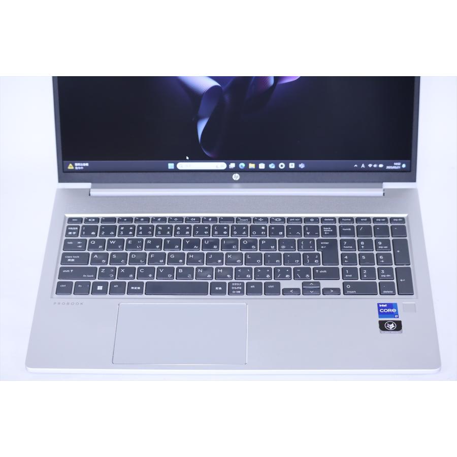中古（やや傷や汚れあり）ノートパソコン Corei7 2022年発売 16Gメモリ ビジネス向け 第12世代 Windows11 15.6インチ FHD液晶 HP ProBook 450 G9 i7-1255U 16G 512G WiFi6