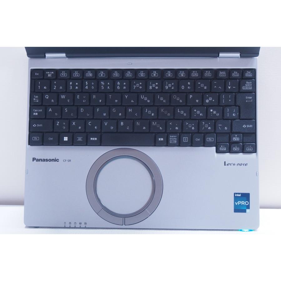 中古（目立った傷や汚れなし） 2023/6発売 13世代Corei5 Let's note CF-SR4RDAAS i5-1345U 16G SSD256G 12.4インチFHD+ Win11 リカバリ 累積720時間 ノートパソコン