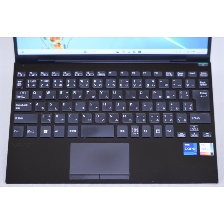 中古（やや傷や汚れあり） バッテリー良 パワフル11世代Corei7 16Gメモリ VAIO Pro PJ VJPJ218001118 LTE i7-1165G7 16G 512G 12.5FHD Win11 軽量約887g ノートパソコン