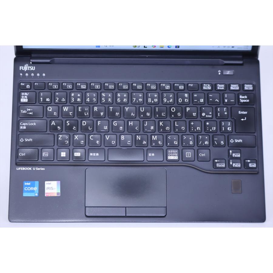 中古（目立った傷や汚れなし）  2023年モデル 12世代Corei5 軽量769g LIFEBOOK U9313/N i5-1235U 16G 256G 13.3WUXGA Wi-Fi6E Win11 バッテリー良好 ノートパソコン