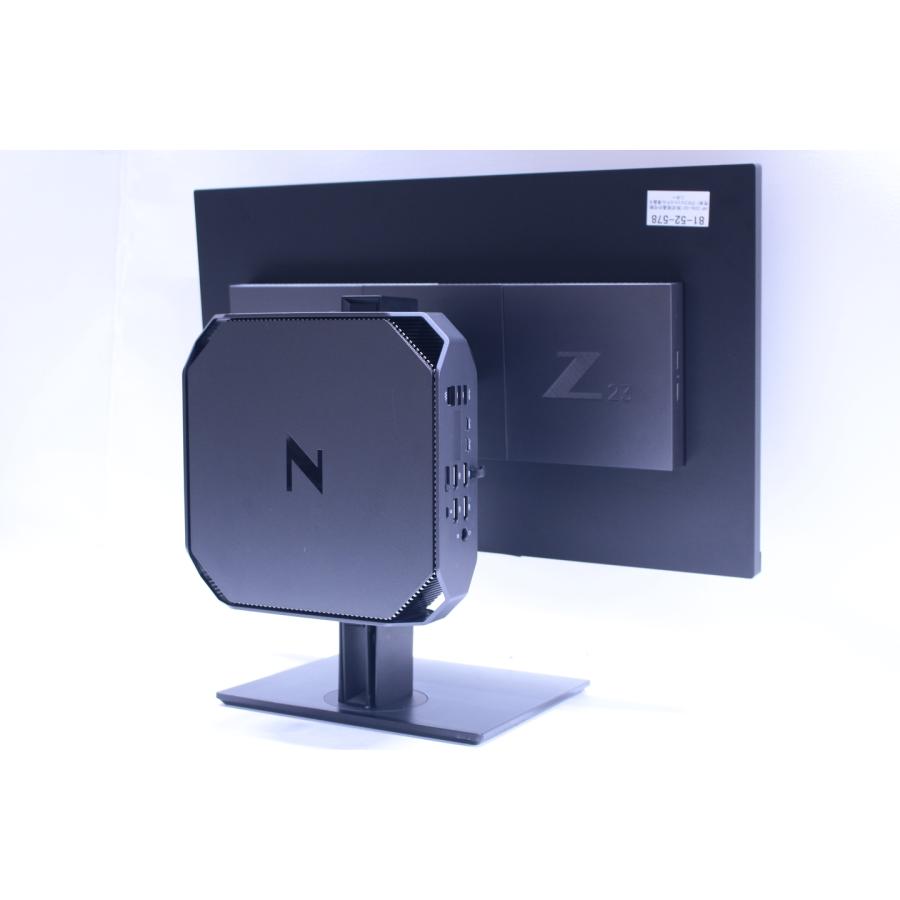 中古（未使用に近い） Xeon グラボ搭載 23.0FHDモニターセット HP Z2 Mini G3 Workstation Xeon E3-1245v5 16G SSD512G Quadro Win11 デスクトップパソコン
