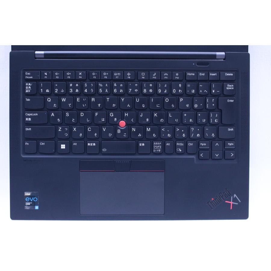 中古（やや傷や汚れあり） 11世代Corei7 SSD512G 14.0WUXGA ThinkPad X1 Carbon Gen9 i7-1165G7 16G SSD512G 14.0WUXGA Wi-Fi6 Windows11 薄型軽量 ノートパソコン