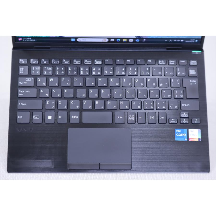 中古（目立った傷や汚れなし） 外装良好 12世代Corei5 16Gメモリ VAIO Pro PG VJPG214 i5-1235U 16G 256G 13.3FHD Win11 リカバリ バッテリー良 ノートパソコン