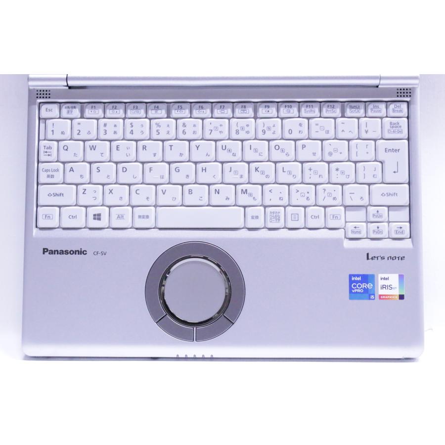 中古（やや傷や汚れあり） 液晶良好 11世代Corei5 Let's note CF-SV1RFLVS i5-1145G7 16G SSD256G 12.1WUXGA Wi-Fi6 顔認証 Win11 リカバリ 軽量 ノートパソコン