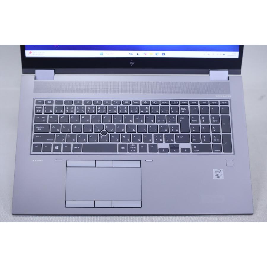 中古（やや傷や汚れあり） RTX3000 17.3インチ4K液晶 Corei7 64Gメモリ HP ZBook Fury 17 G7 i7-10850H 64G SSD1TB+2TB Windows11 2021年モデル ノートパソコン