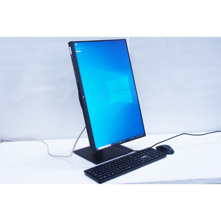 中古（やや傷や汚れあり）回転液晶 24.0インチWUXGA 狭額縁スタイリッシュデザイン プロフェッショナルモニター HP Z24n G2 高さ調整可 上下左右向き調整可