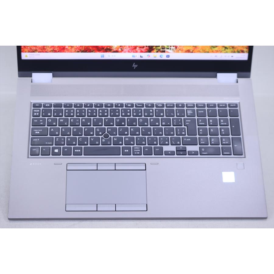 中古（やや傷や汚れあり） RTX A2000 17.3インチ4K液晶 Corei7 HP ZBook Fury G8 i7-11800H 16G 512G Wi-Fi6 Windows11 バッテリー良 ノートパソコン