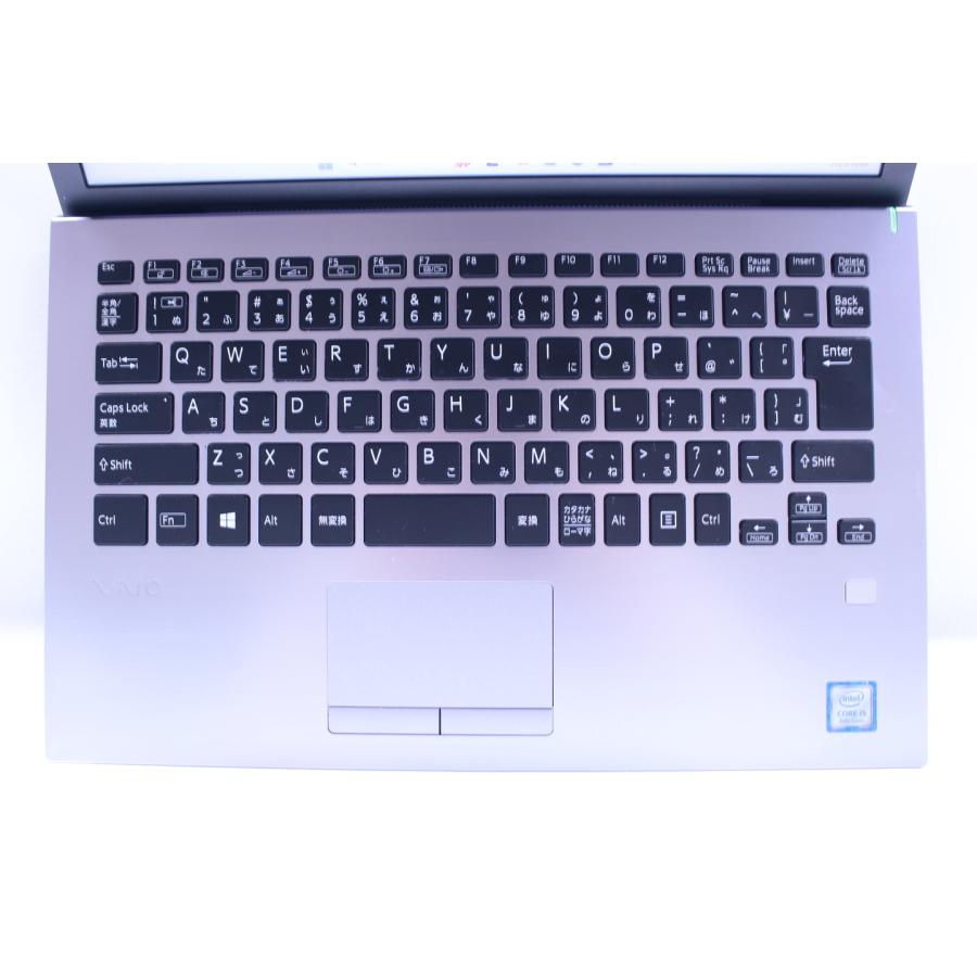 中古（目立った傷や汚れなし） シルバーカラー 薄型軽量 VAIO Pro PG VJPG118 i5-8250U 8G SSD256G 13.3FHD カメラ HDMI Windows11 日本製 ノートパソコン