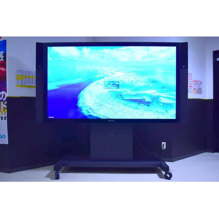 中古（やや傷や汚れあり）84インチ4Kタッチパネル搭載 大画面液晶 新品価格330万円超 Quadro Surface Hub i7-4790S 8G SSD128G K2200 Win10 ローリングスタンド付