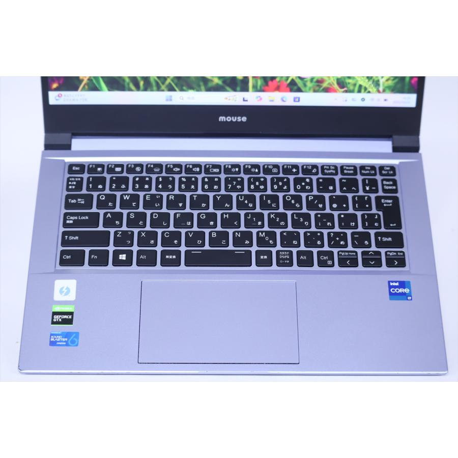 中古（やや傷や汚れあり） GTX1650TI 11世代Corei7 32Gメモリ DAIV 4N-M32-KK i7-1165G7 32G SSD1TB 14.0FHD Wi-Fi6 Windows11 ゲーミング バッテリー良 ノートパソコン
