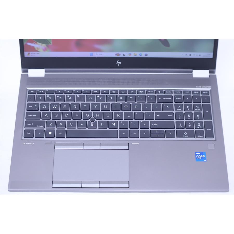中古（目立った傷や汚れなし） RTX A3000 11世代Corei7 32Gメモリ HP ZBook Fury 15 G8 i7-11850H 32G 1TB 15.6FHD Wi-Fi6 Windows11 ノートパソコン
