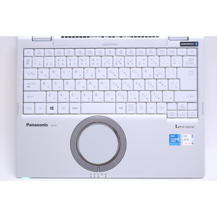 中古（やや傷や汚れあり） 軽量約1kg 5G/eSIM対応LTE Let's note CF-FV1R12VS i5-1145G7 16G 256G 14.0QHDタッチ Wi-Fi6 Win11 リカバリ バッテリー良 ノートパソコン