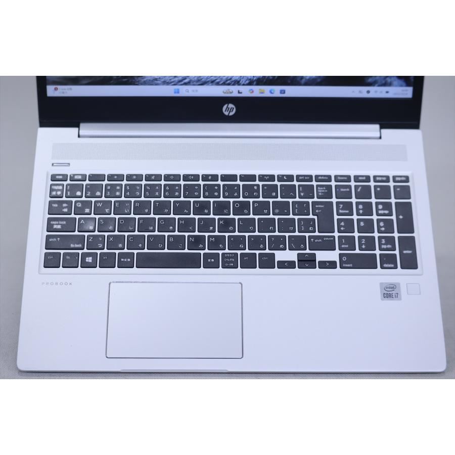 中古（目立った傷や汚れなし） 2021年パワフルモデル 10世代Corei7 16Gメモリ HP ProBook 450 G7 i7-10510U 16G 256G 15.6FHD Windows11 新品SSD換装済 ノートパソコン