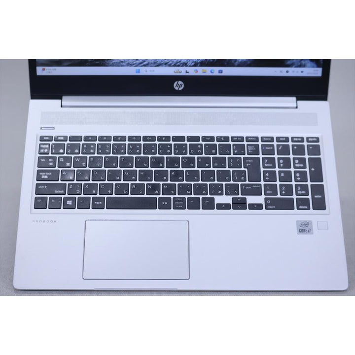 中古（目立った傷や汚れなし） 2021年パワフルモデル 10世代Corei7 16Gメモリ HP ProBook 450 G7 i7-10510U 16G 256G 15.6FHD Windows11 新品SSD換装済 ノートパソコン
