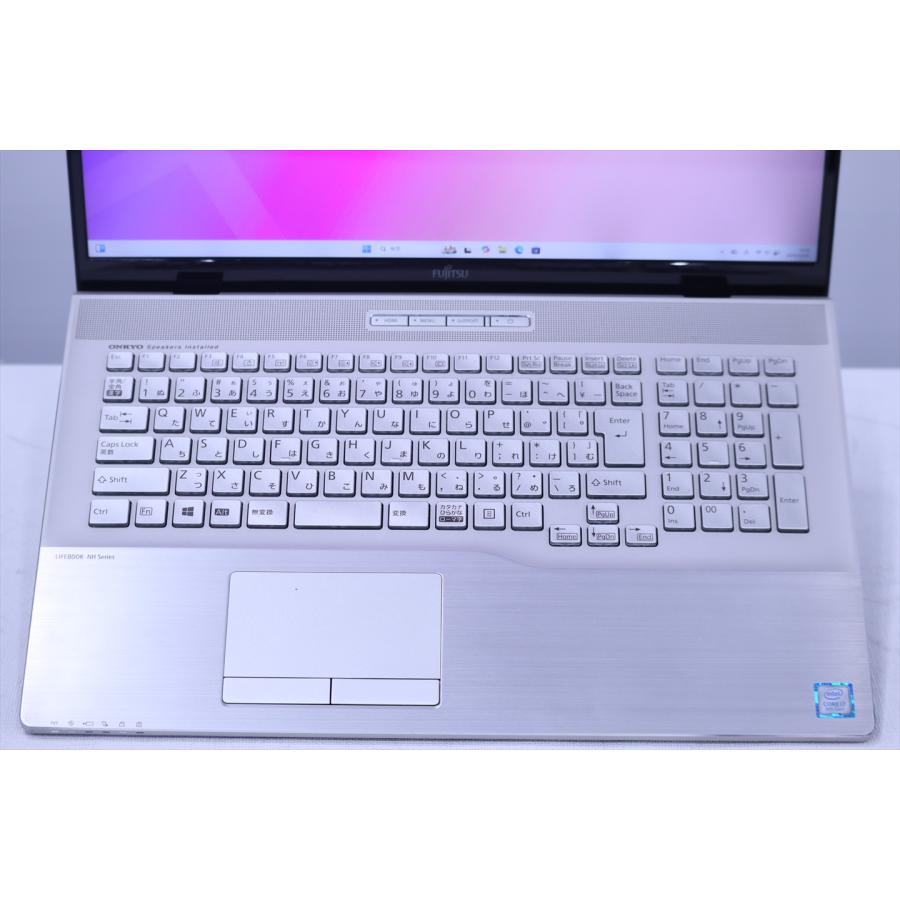中古（やや傷や汚れあり） 17.3インチ大画面液晶 パワフルモデル Corei7 16Gメモリ LIFEBOOK NH90/D2 i7-9750H 16G 256G+1T 17.3FHD ブルーレイ Win11 ノートパソコン