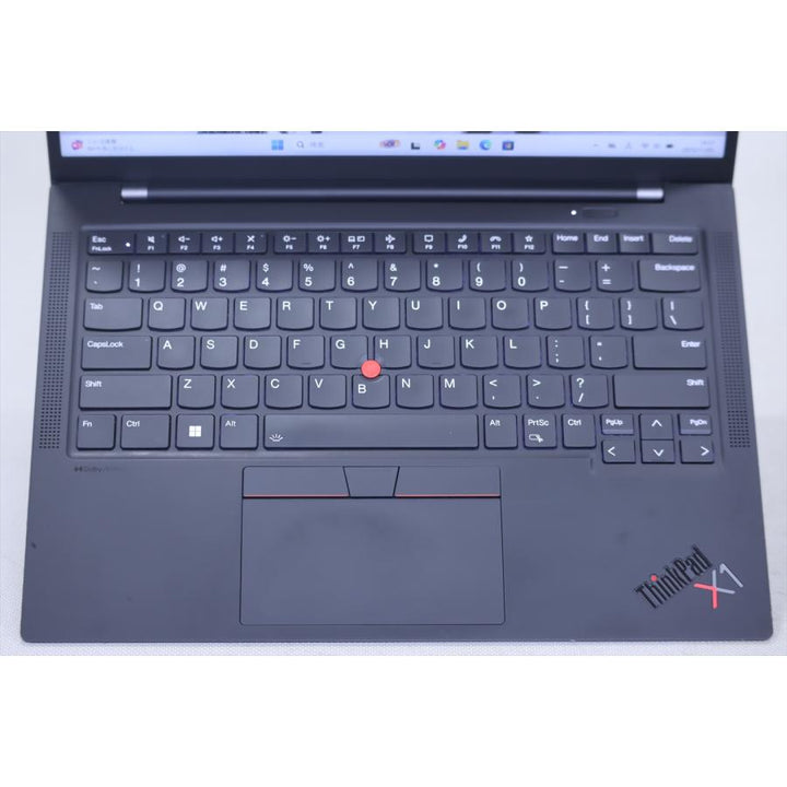 中古（やや傷や汚れあり） 2023年発売 現行販売モデル ThinkPad X1 Carbon Gen11 i7-1365U 32G 256G 14.0WUXGA Win11 バッテリー良 ノートパソコン