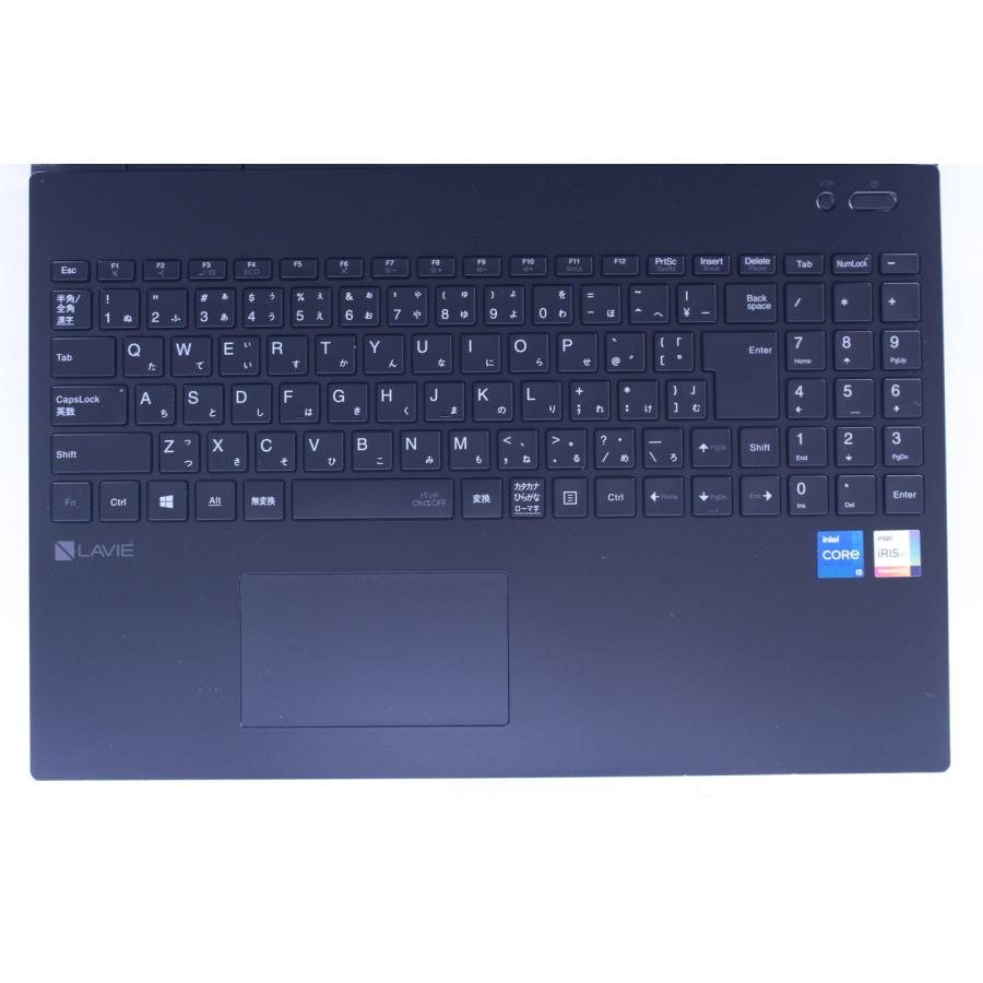 中古（目立った傷や汚れなし） 2022年モデル 外装良好 11世代Corei5 LAVIE Direct N15 GN245B/DS ブラック i5-1135G7 8G SSD256G 15.6FHD DVD Wi-Fi6 Win11 ノートパソコン