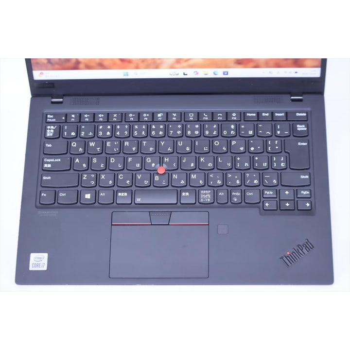 中古（やや傷や汚れあり） バッテリー良 2021年パワフルモデル Corei7 16Gメモリ ThinkPad X1 Carbon Gen8 i7-10510U 16G 256G 14.0FHD Wi-Fi6 Win11 ノートパソコン