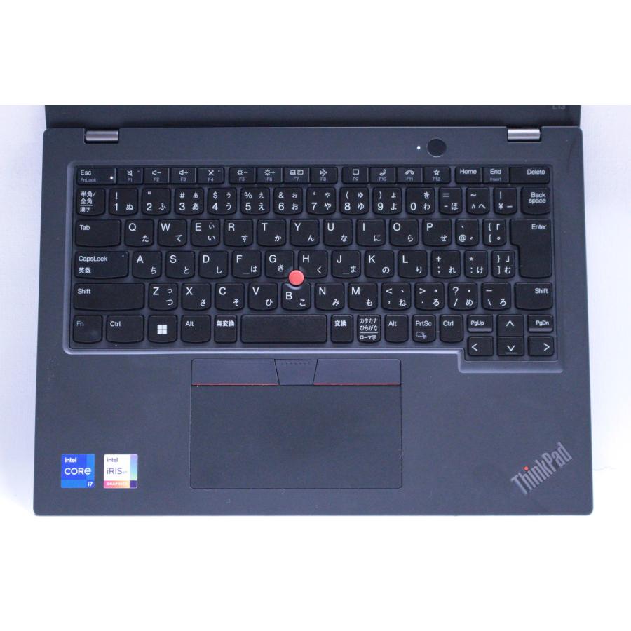 中古（目立った傷や汚れなし） 2023年モデル 良品 12世代Corei7 13.3WUXGA ThinkPad L13 Gen3 Core i7-1255U メモリ16G SSD512G Win11Pro ノートパソコン