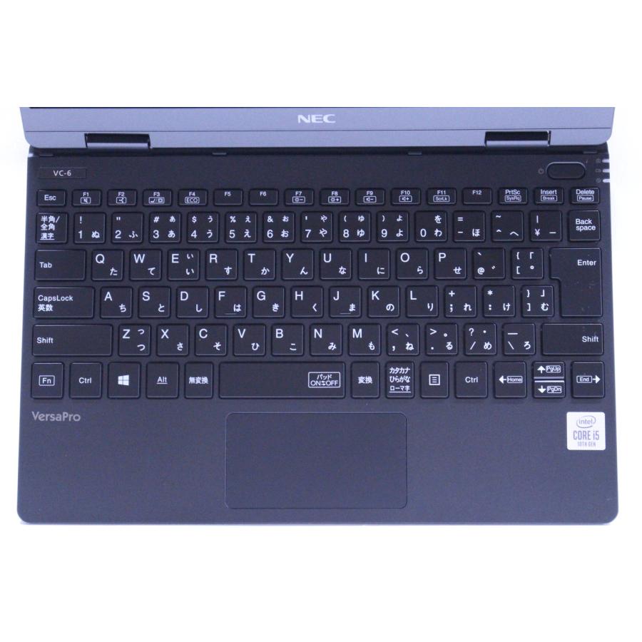 中古（目立った傷や汚れなし） 外装良好 2021年モデル 軽量小型 Office2019 VersaPro VC VKT10/C-6 i5-10210Y 8G SSD128G 12.5FHD Windows11 持ち運び最適 ノートパソコン