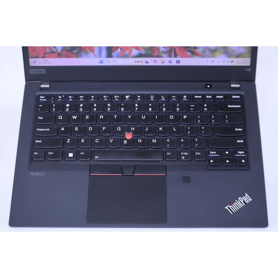 中古（やや傷や汚れあり） 2022年モデル 快速 11世代Corei5 ThinkPad T14 Gen2 i5-1145G7 16G 256G 14.0FHD Wi-Fi6 Win11 バッテリー良 ノートパソコン