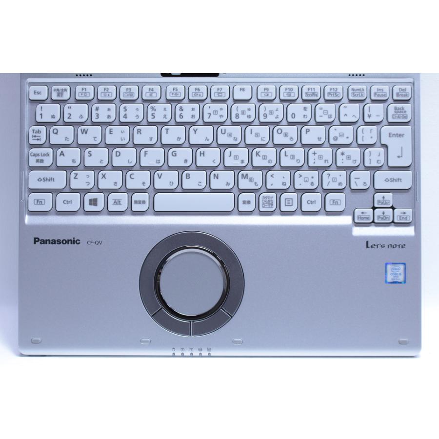 中古（目立った傷や汚れなし） 液晶傷無し 高解像度 360度回転液晶 良品 Let's note CF-QV8TDCVS i5-8365U 8G SSD256G 12WQXGA+ 顔認証 Win11 リカバリ 薄型 ノートパソコン