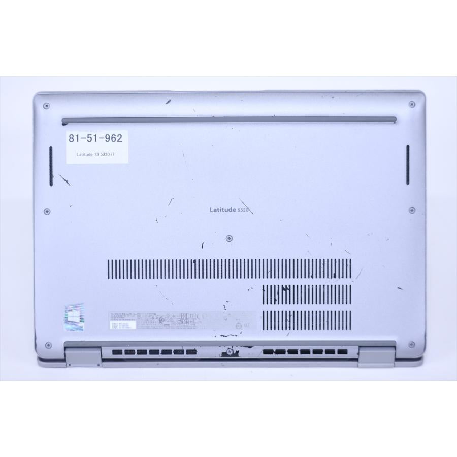 中古（やや傷や汚れあり） 2021年パワフルモデル 11世代Corei7 16Gメモリ Latitude 13 5320 i7-1185G7 16G 256G 13.3FHD Wi-Fi6 Windows11 ノートパソコン