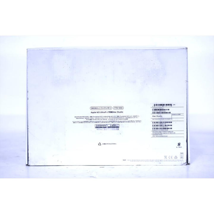 中古（未使用） 未開封未使用品 新品価格66万 MacStudio 2025 Apple M3 Ultra 28コア 96G SSD1TB