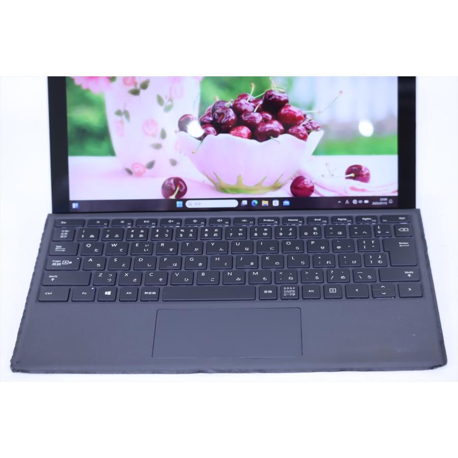 中古（目立った傷や汚れなし） 外装良好 2021年モデル タブレット Surface Pro 7+ i5-1135G7 8G 256G 12.3タッチ Wi-Fi6 Windows11 リカバリ キーボード付属 ノートパソコン