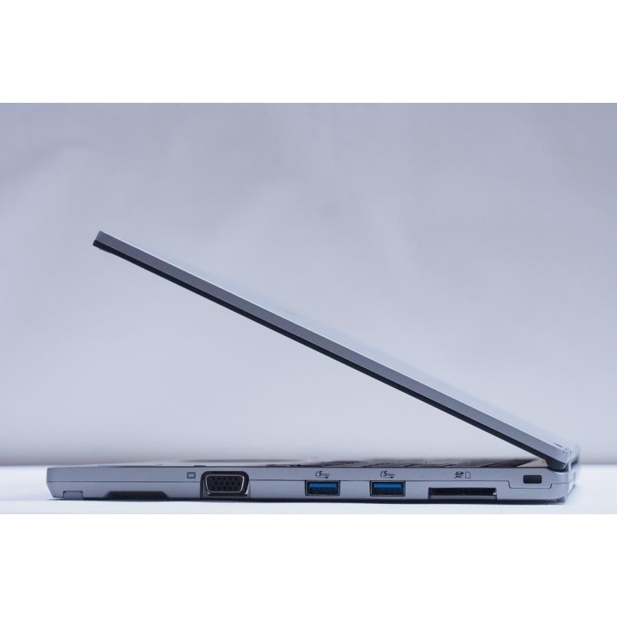 中古（目立った傷や汚れなし） 2023/6発売 13世代Corei5 Let's note CF-SR4RDAAS i5-1345U 16G SSD256G 12.4インチFHD+ Win11 リカバリ 累積720時間 ノートパソコン