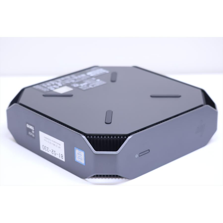 中古（目立った傷や汚れなし） グラボQuadro Xeon 6コア 無線LAN搭載 HP Z2 Mini G5 Xeon W-1250 16G 256G T1000 Wi-Fi6 Bluetooth Win11 省スペース デスクトップパソコン