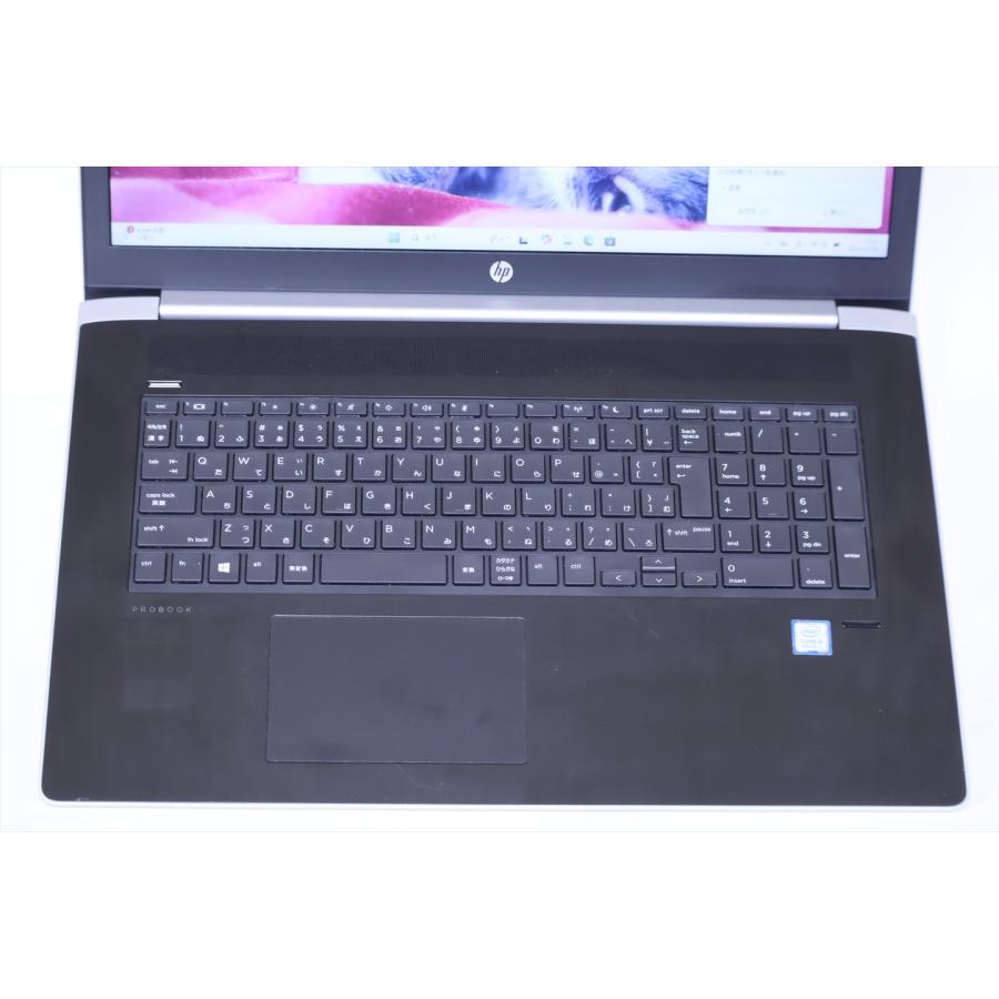 中古（やや傷や汚れあり） GeForce搭載映像強化モデル 17.3インチ大画面液晶 HP ProBook 470 G5 i3-8130U 16G 256G+500G 17.3TFT Win11 新品SSD換装 ノートパソコン
