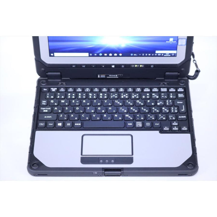 中古（やや傷や汚れあり） バッテリー良好 超堅牢 防水防塵 2in1 タブレット TOUGHBOOK CF-20E0385VJ i5-7Y57 4G SSD128G 10.1WUXGAタッチ Win11 ノートパソコン