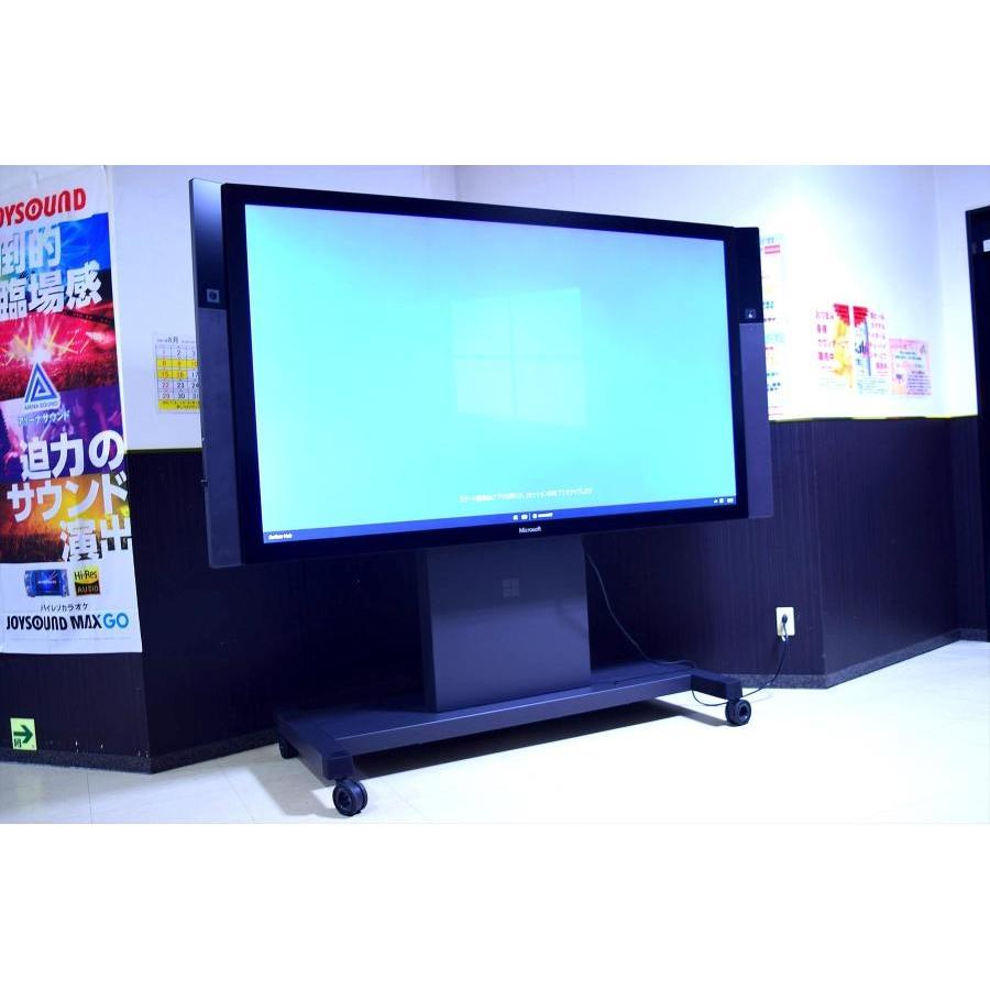 中古（やや傷や汚れあり）84インチ4Kタッチパネル搭載 大画面液晶 新品価格330万円超 Quadro Surface Hub i7-4790S 8G SSD128G K2200 Win10 ローリングスタンド付