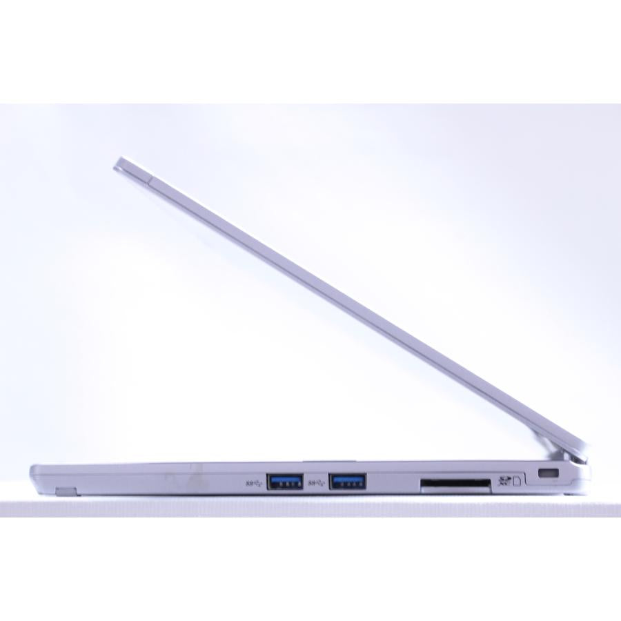 中古（目立った傷や汚れなし） 液晶傷無し 高解像度 360度回転液晶 良品 Let's note CF-QV8TDCVS i5-8365U 8G SSD256G 12WQXGA+ 顔認証 Win11 リカバリ 薄型 ノートパソコン