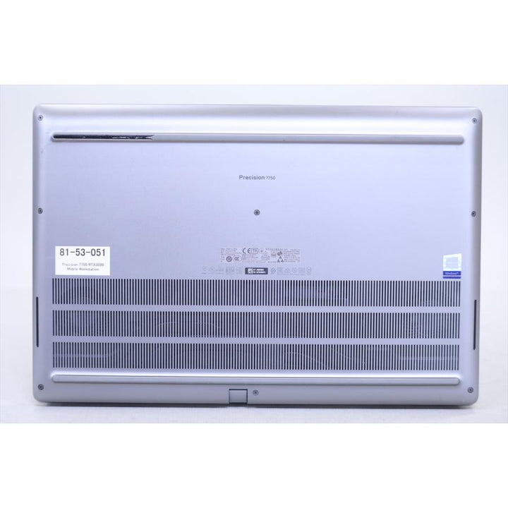 中古（やや傷や汚れあり） RTX3000 Corei7パワフルCPU Precision 7750 i7-10750H 16G 512G 17.3FHD Wi-Fi6 Windows11
