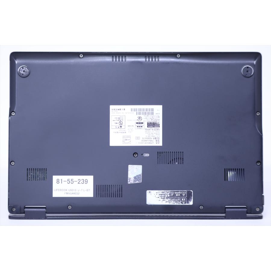中古（やや傷や汚れあり） 2022年モデル 12世代Corei7 軽量約738g LIFEBOOK U9312/J i7-1265U 16G 512G 13.3FHD Wi-Fi6E Win11 バッテリー良好 ノートパソコン